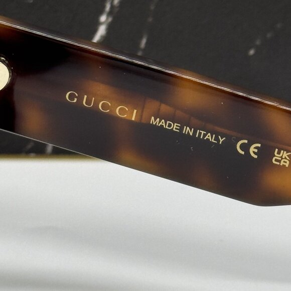 NEW GUCCI SUNGLASSES HAVANA WOMEN EYEWEAR GUCCI GG1835S 002
